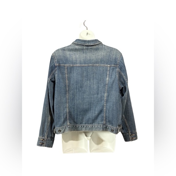 Liz Claiborne, Classic Denim Jacket, Plus Size 2X, Blue 🍂 - Picture 6 of 10